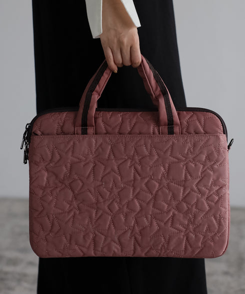 【雑誌掲載】星柄PC ハンドバッグポーチセット 12-1007